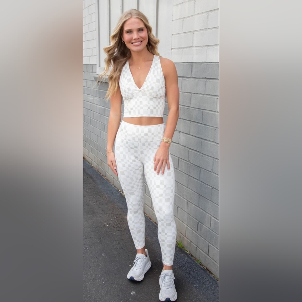 NWT Z Supply Doheny Leggings And Tank Bra In Marshmellow